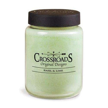 Basil & Lime Jar Candle, 26oz - The Fox Decor